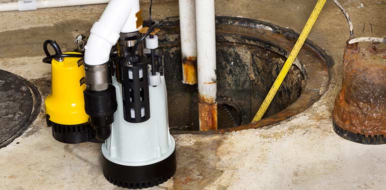 sump pump repair and replacement services
