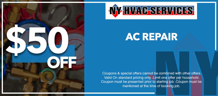 discount on air conditioner repair service in Queens, NY