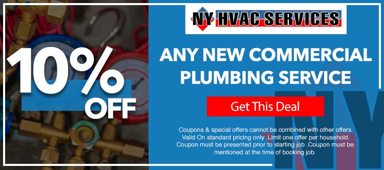 discount on plumbing service in Manhattan, NY