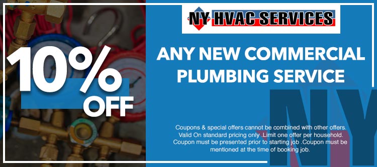 discount on any plumbing service in Manhattan, NY