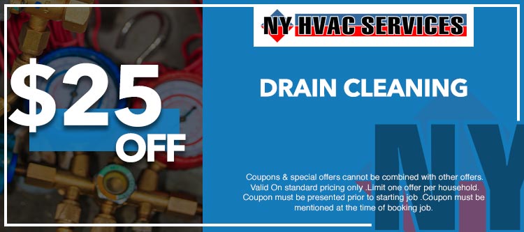 discount on drain cleaning in Manhattan, NY