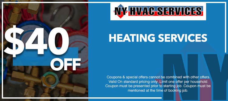 discount on heating services in Manhattan, NY