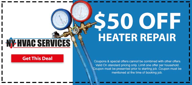 discount on heater repair service
