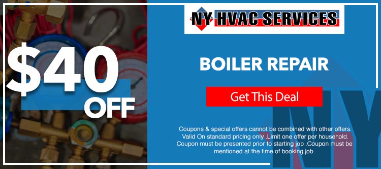 discount on boiler repair in Manhattan, NY