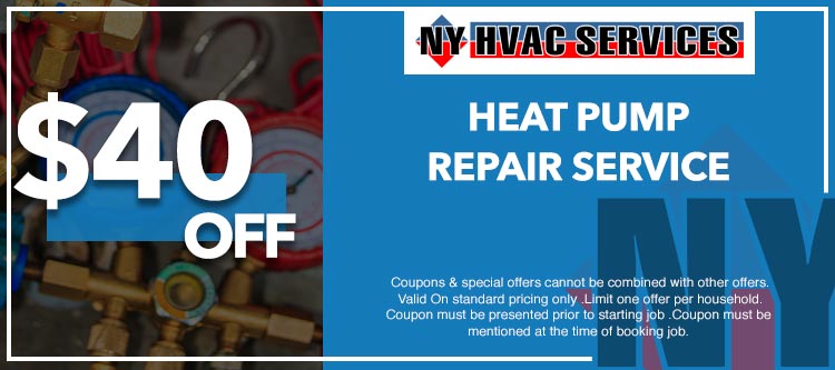 discount on heat pump services in Manhattan, NY