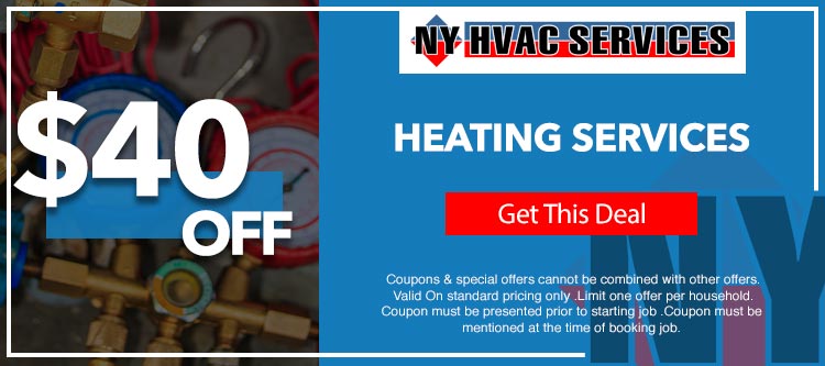 discount on heating services in Manhattan, NY