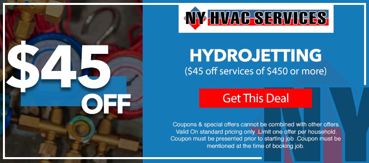 discount on hydrojetting services in Manhattan, NY