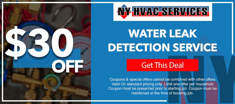 discount on water leak detection in Manhattan, NY